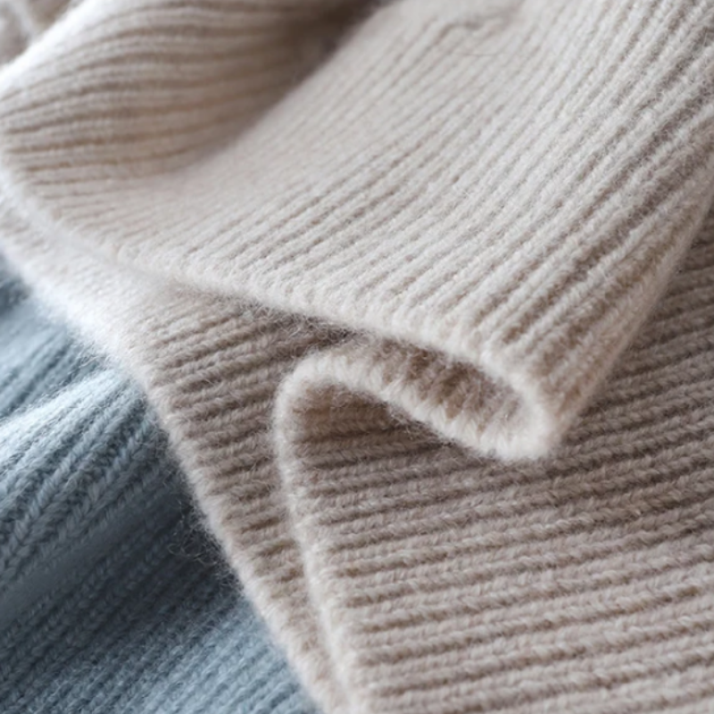 Sierre - Pull Col Roulé Élégant en Tricot pour Toute Occasion