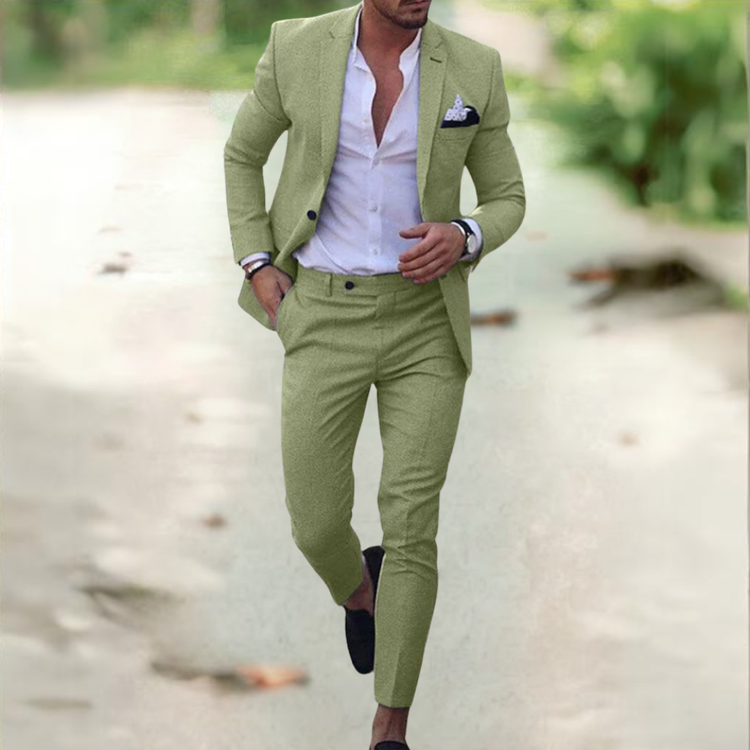 Lucas - Costume Slim Fit avec Chemise Blanche