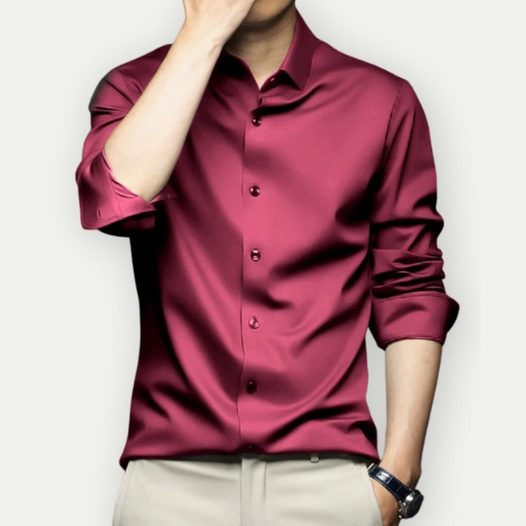 Gérard - Chemise Homme Sans Repassage et Anti-Rides Pratique Confortable et Stylée
