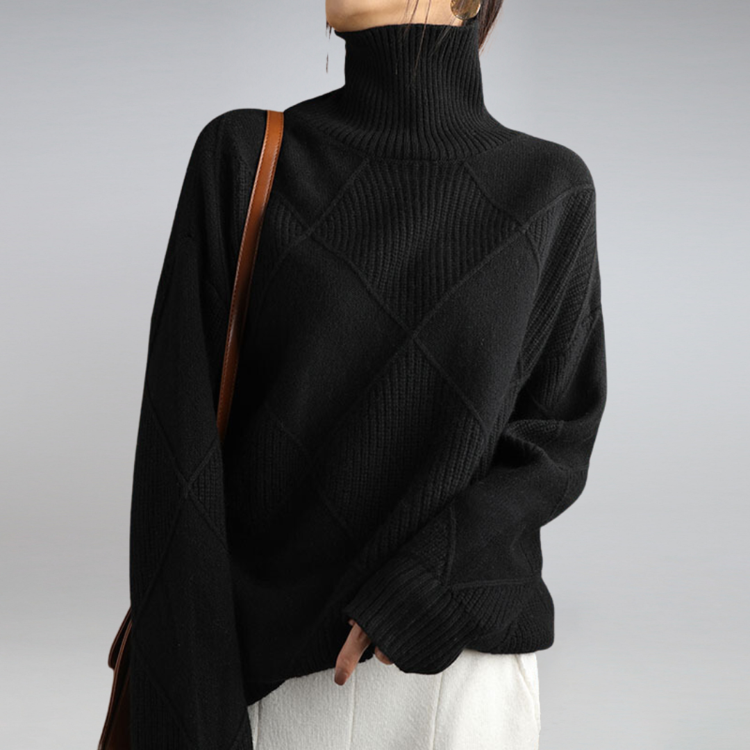 Azélie - Pull doux à motifs