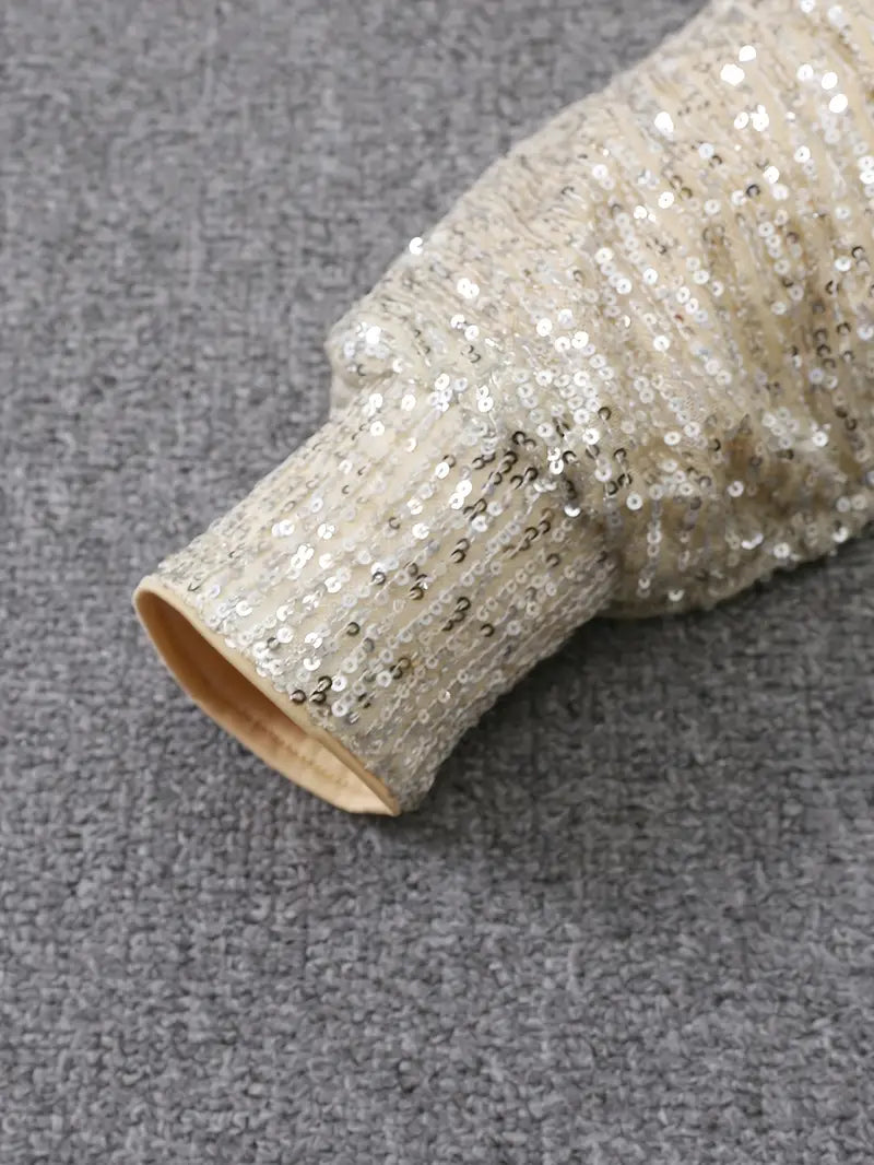 Isabella - Robe à Sequin Décolleté