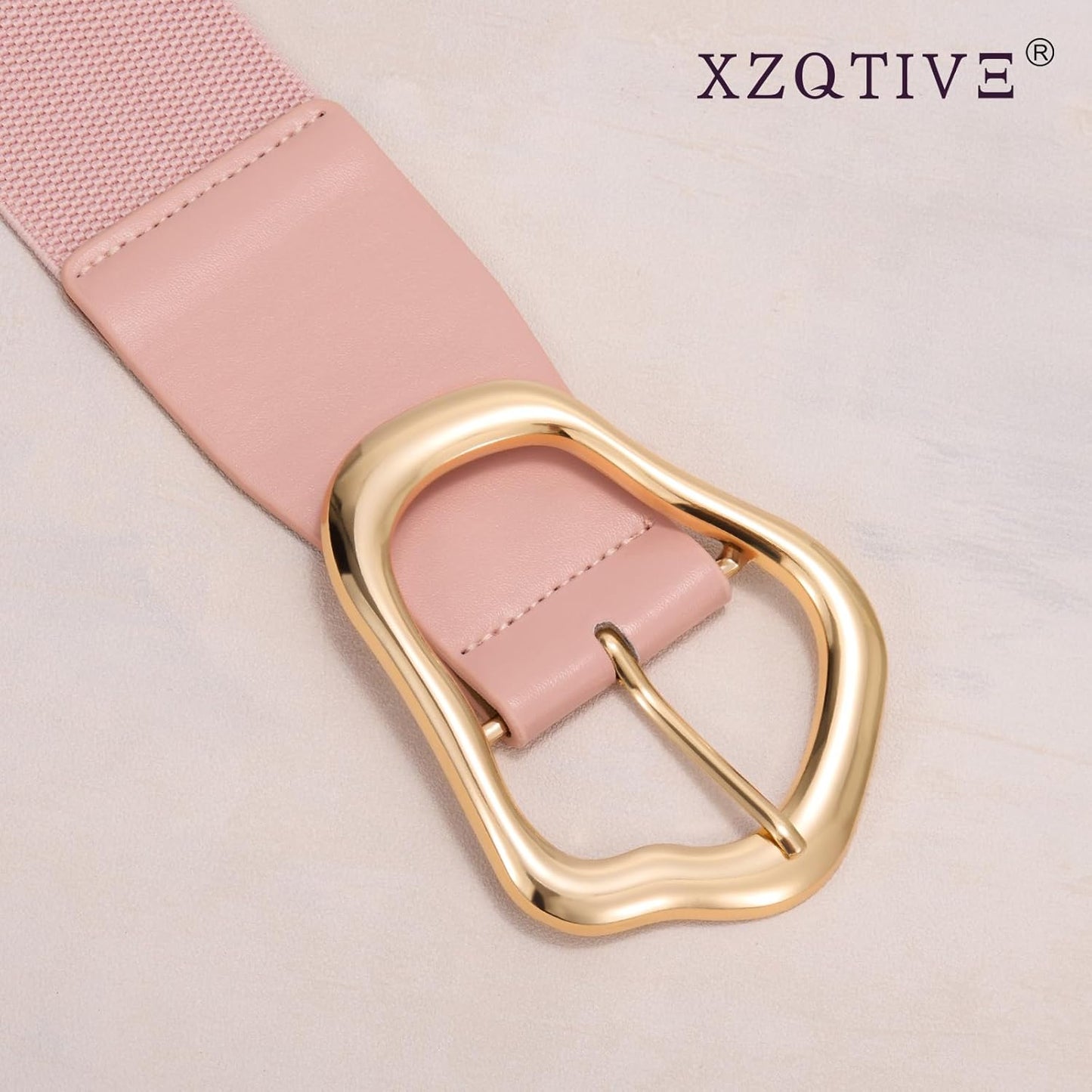 Margaux - Ceinture élastique large avec design abstrait pour femmes