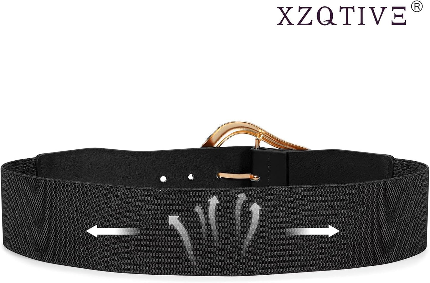 Margaux - Ceinture élastique large avec design abstrait pour femmes