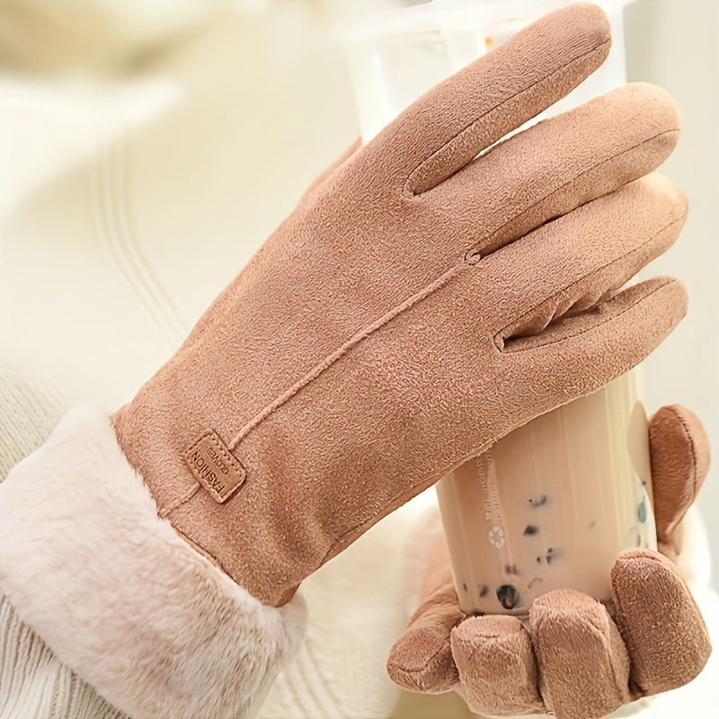Églantie - Gants en Peluche Chaleureux