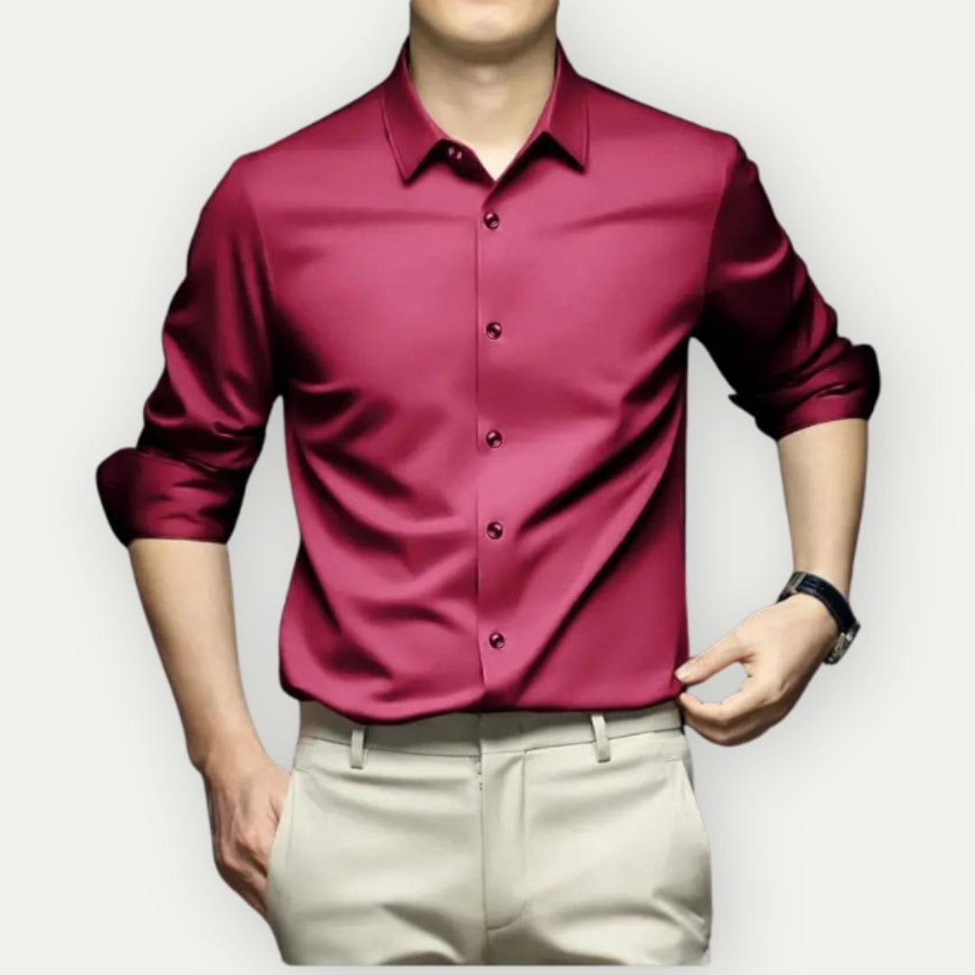 Gérard - Chemise Homme Sans Repassage et Anti-Rides Pratique Confortable et Stylée