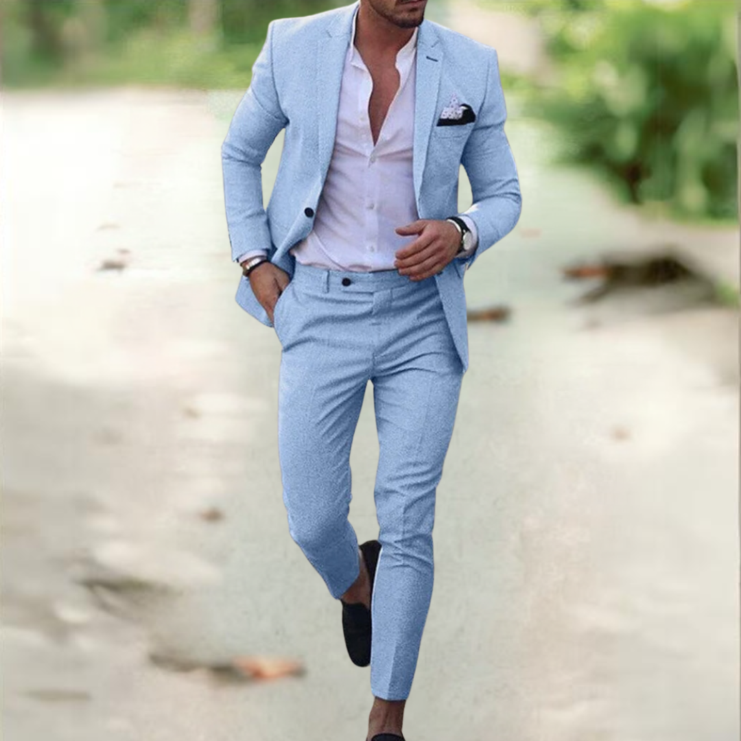 Lucas - Costume Slim Fit avec Chemise Blanche