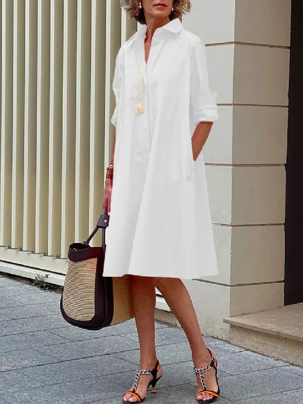 Fundamenta - Robe-chemise longue