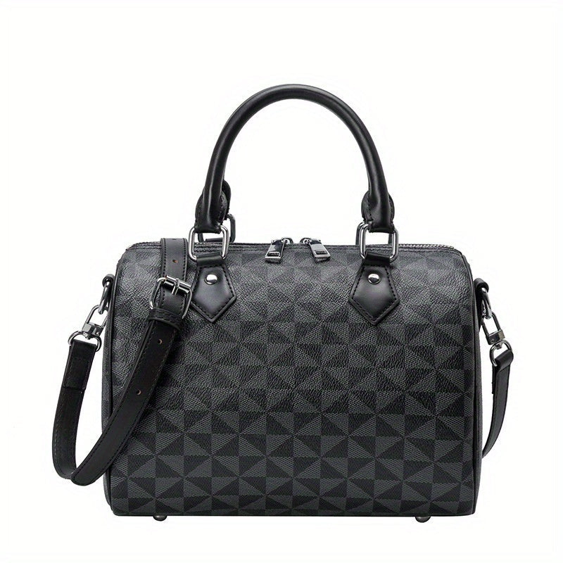 Leora - Sac à Bandoulière et Sac à Main Vintage Mode avec Motif Géométrique