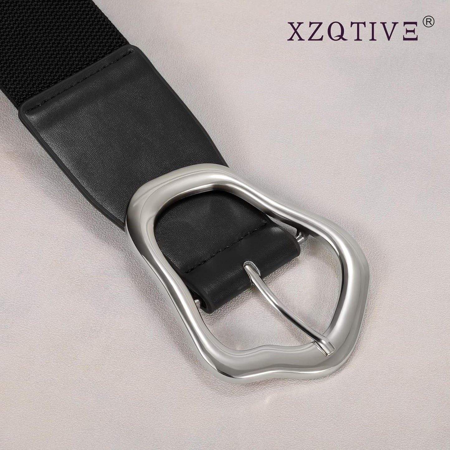 Margaux - Ceinture élastique large avec design abstrait pour femmes