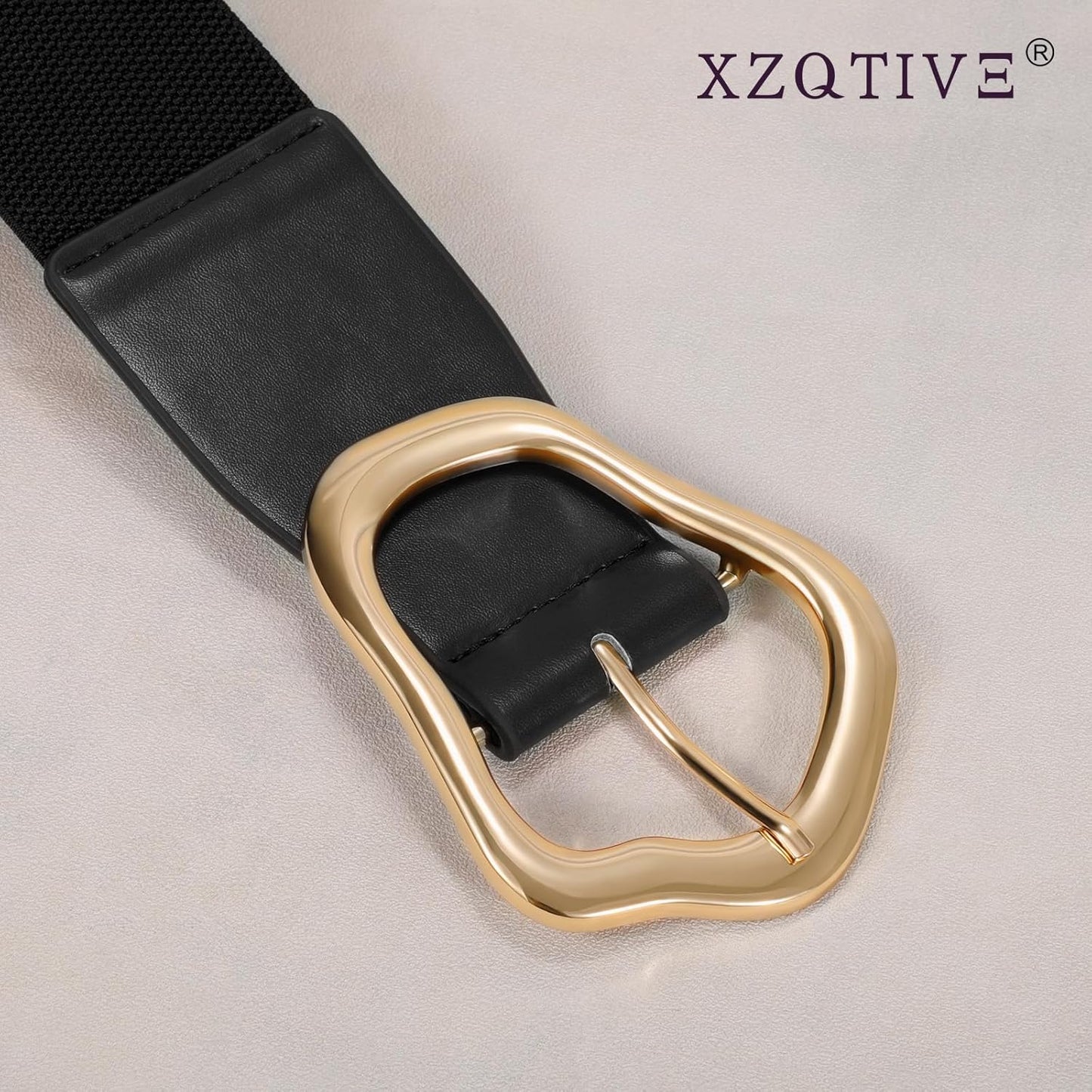 Margaux - Ceinture élastique large avec design abstrait pour femmes