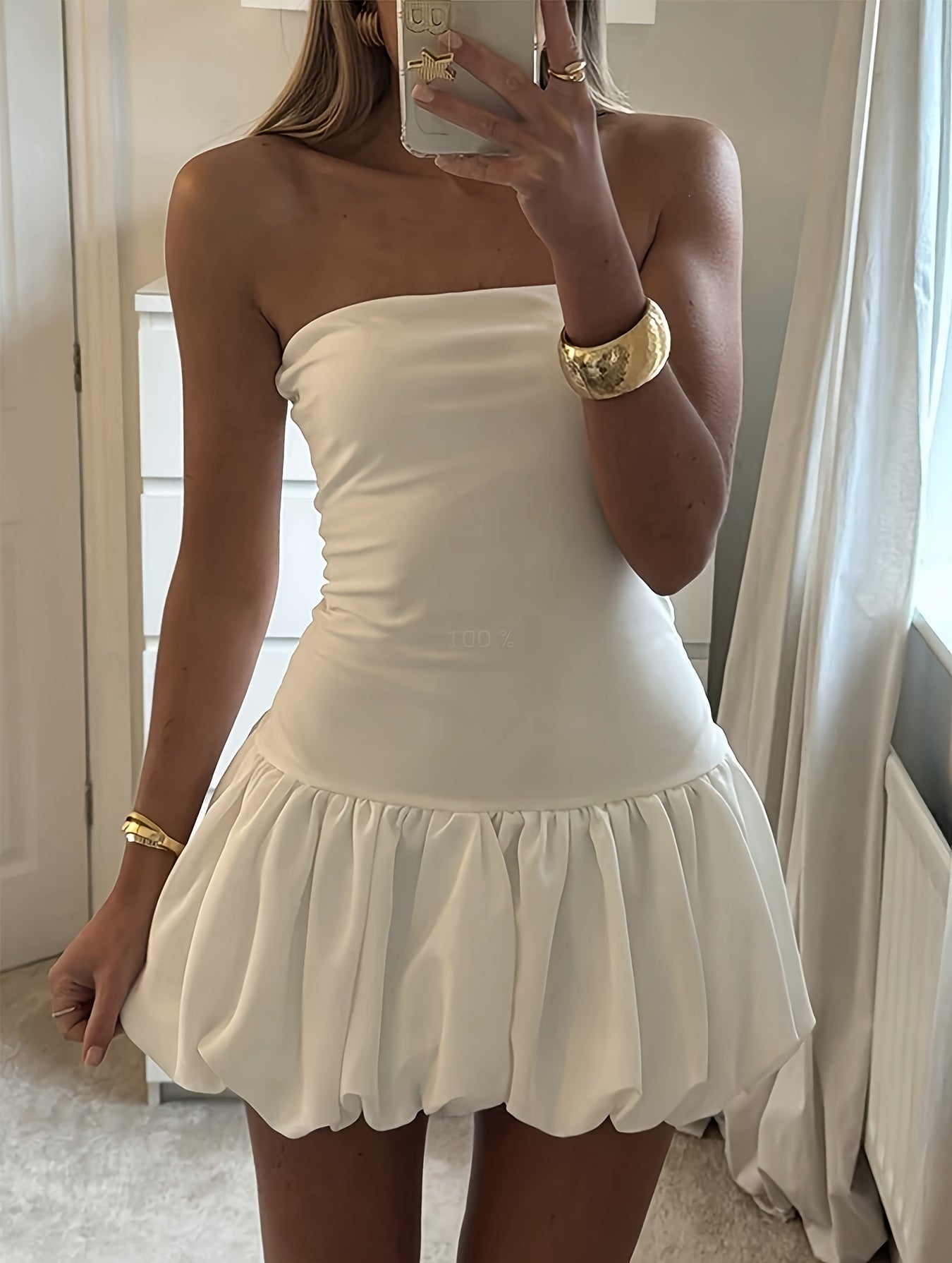 Maëlle - Robe Bustier avec Jupe Bouffante