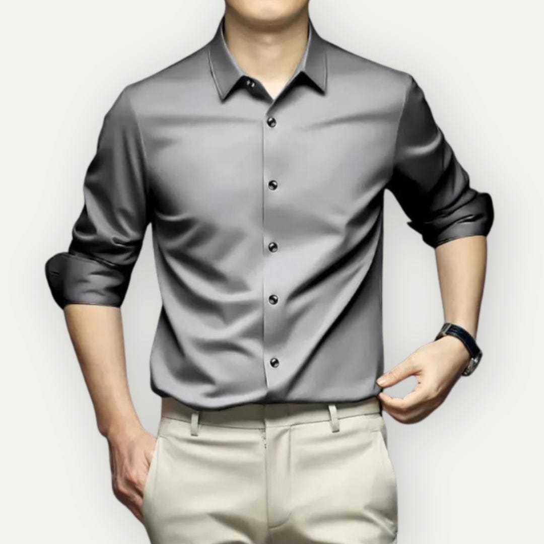 Gérard - Chemise Homme Sans Repassage et Anti-Rides Pratique Confortable et Stylée
