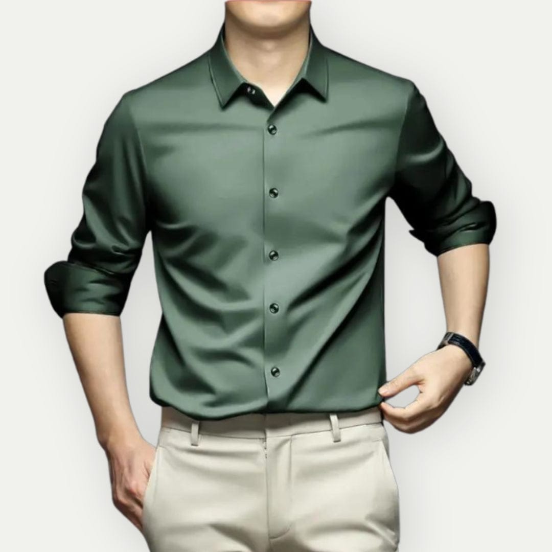 Gérard - Chemise Homme Sans Repassage et Anti-Rides Pratique Confortable et Stylée