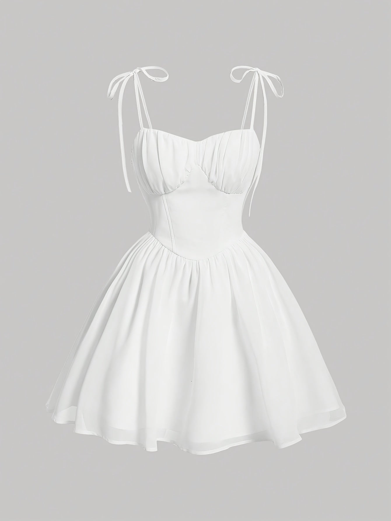 Louane - Robe Plissée en Chiffon
