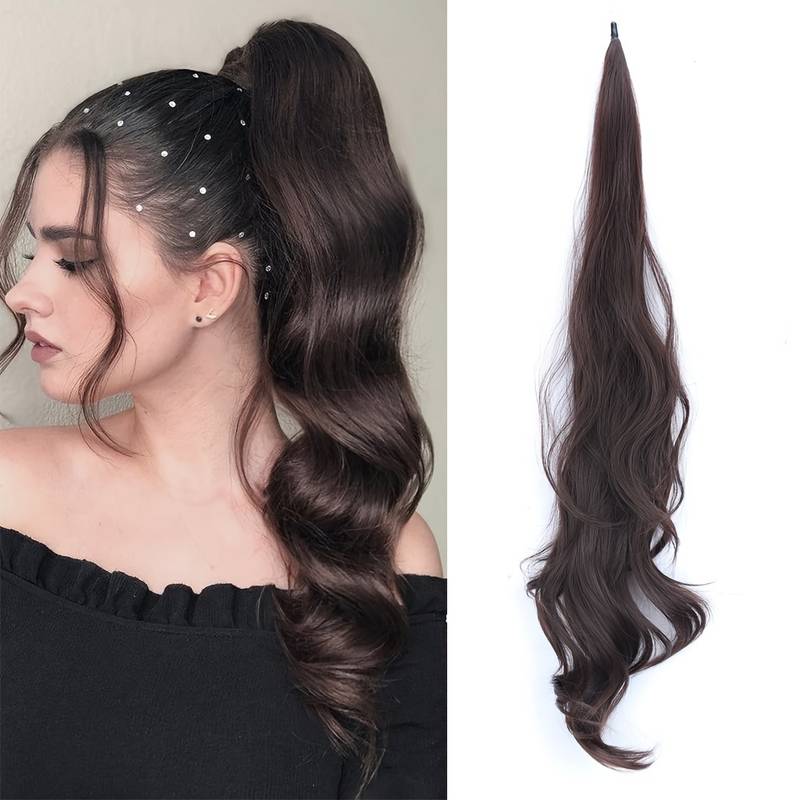 JLO Flexible Wrap Around Ponytail for Gorgeous Long Hair to Radiate this Summer ! Aujourd'hui 1+2 GRATUIT !