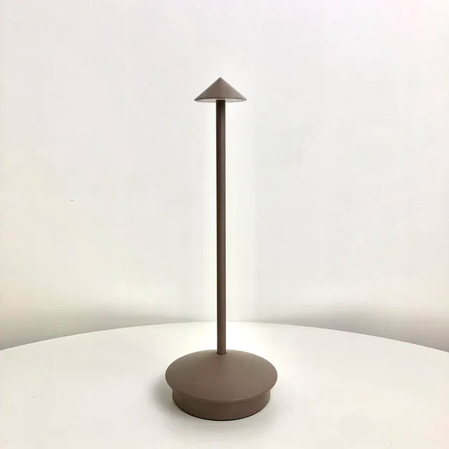 ArrowGlow - Lampe de table sans fil longue et effilée avec 3 couleurs de lumière, commande tactile et design moderne