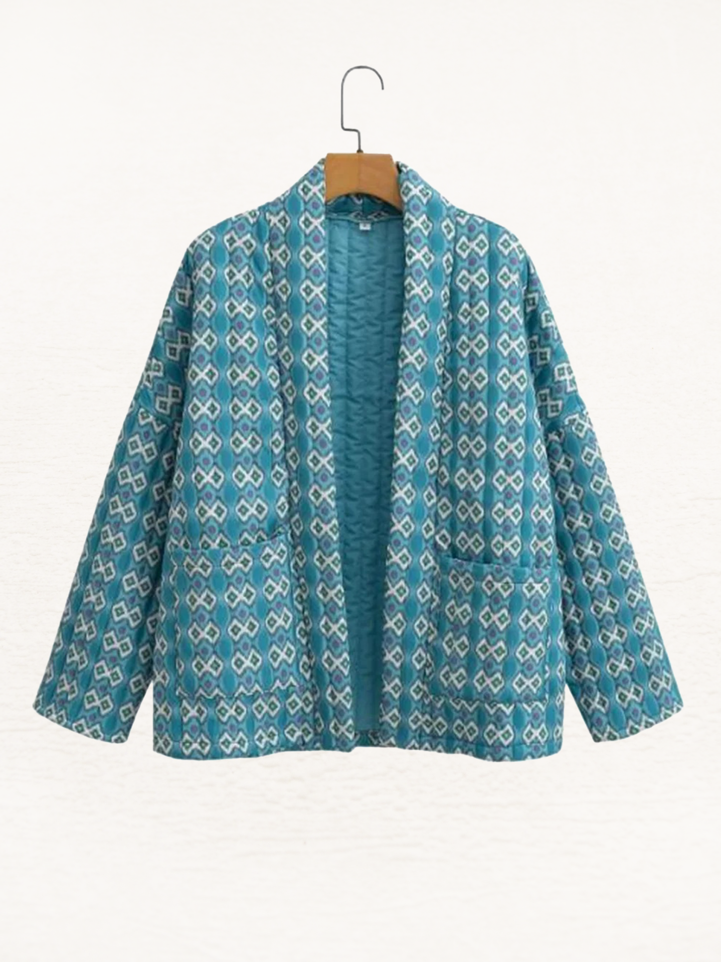 Solène - Veste matelassée Femme | Veste en quilt avec imprimé | Veste élégante pour femme