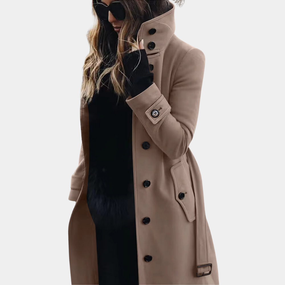 Rossa - Manteau Trench Long et Chaud Pour Femmes