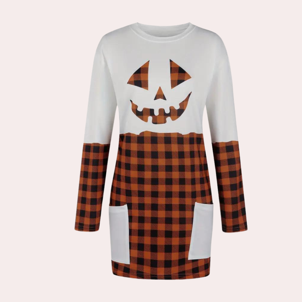 Zyna - Superbe Pull d'Halloween Pour Femmes