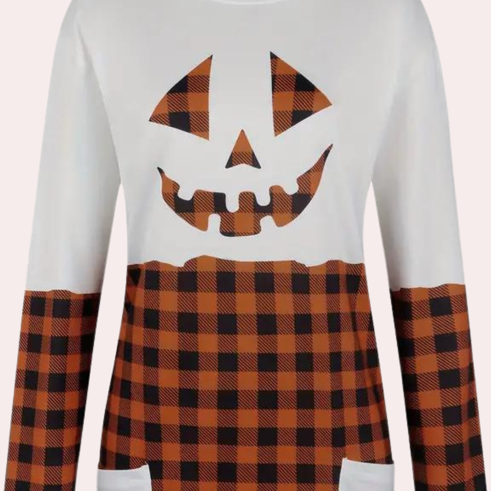 Zyna - Superbe Pull d'Halloween Pour Femmes