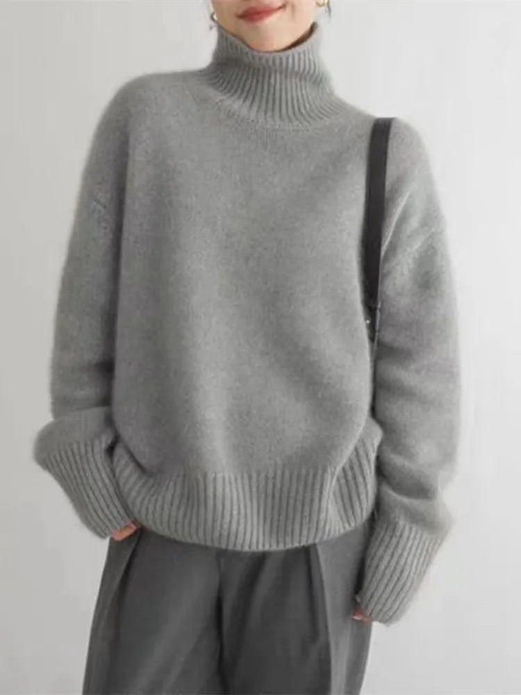 Gisèle - Pull Col Roulé