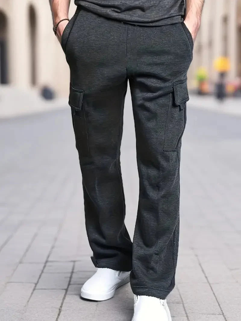 Wenceslas - Jogging Confortable avec Poches Cargo Polyvalentes
