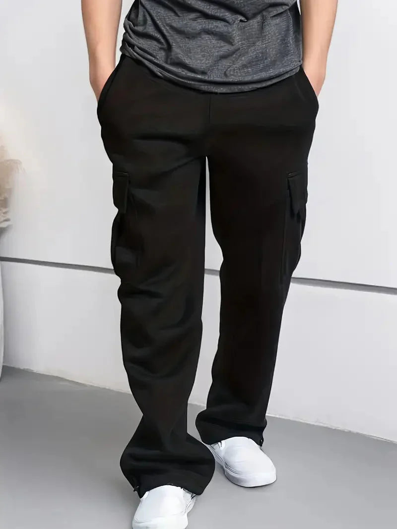 Wenceslas - Jogging Confortable avec Poches Cargo Polyvalentes