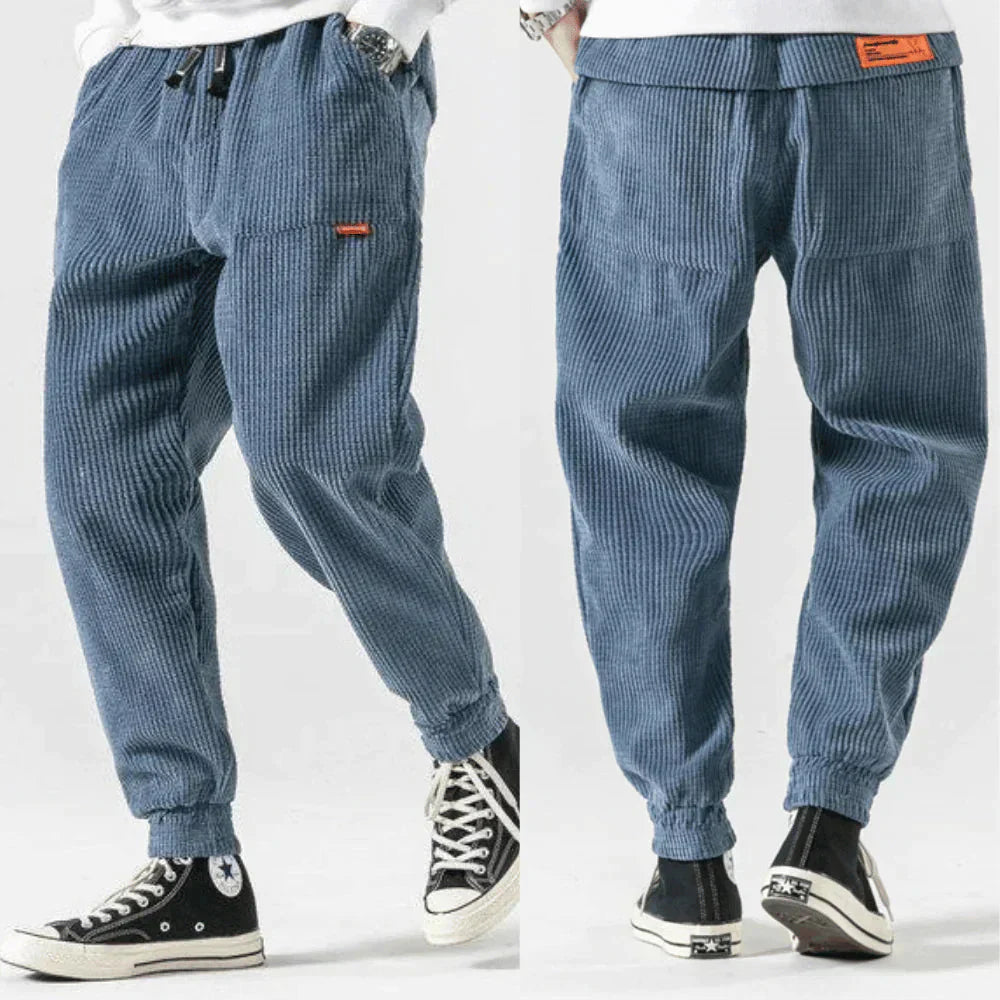 Xanthippe - Pantalon Côtelé Confortable pour Homme