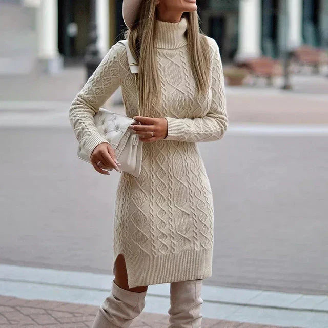 Solange - Robe Tricotée Élégante pour l'Automne-Hiver
