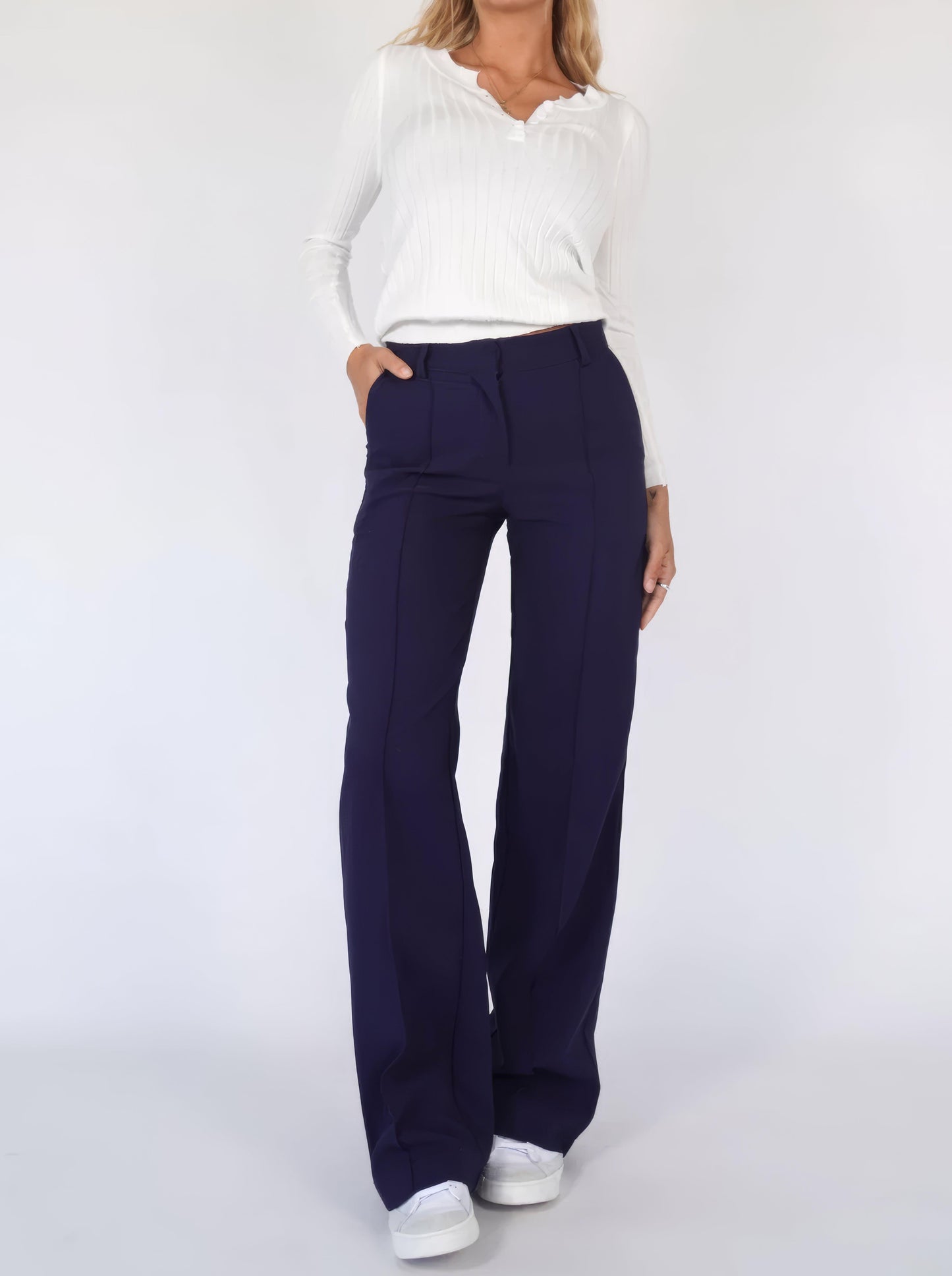 Léonie - Pantalon Droit Élégant
