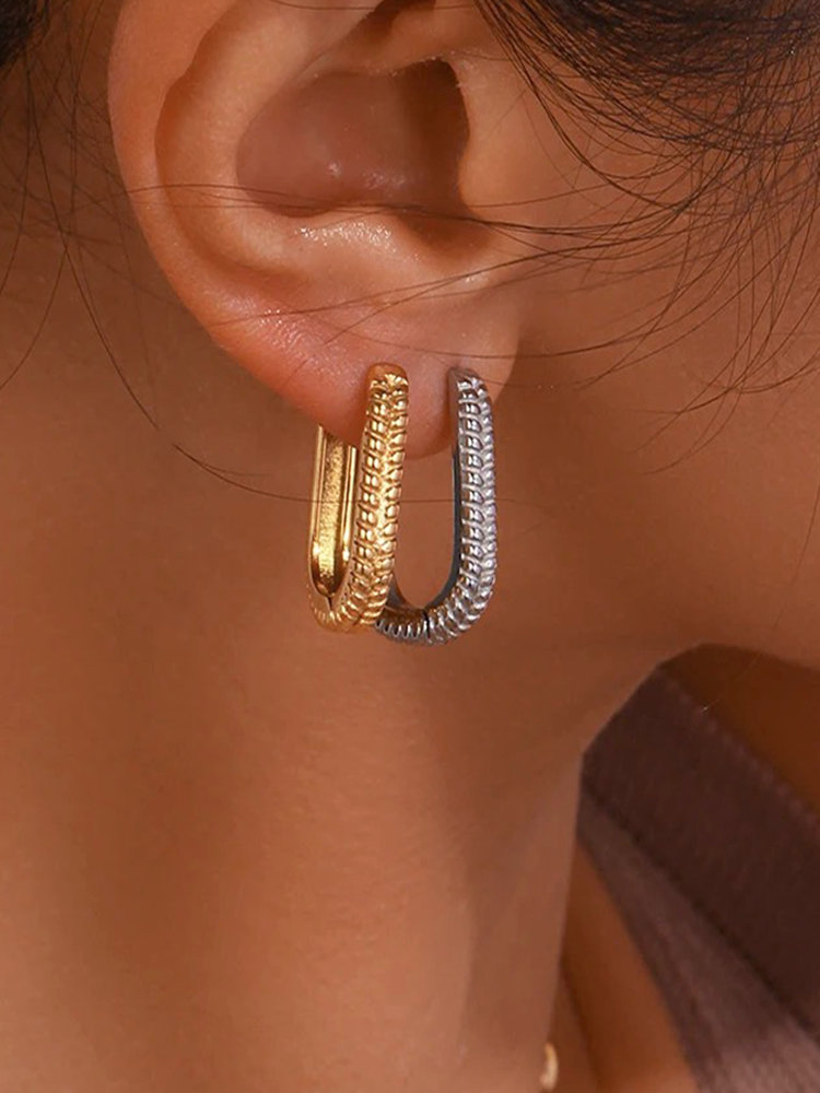 Althéa - Boucles d'Oreilles Ovales Or