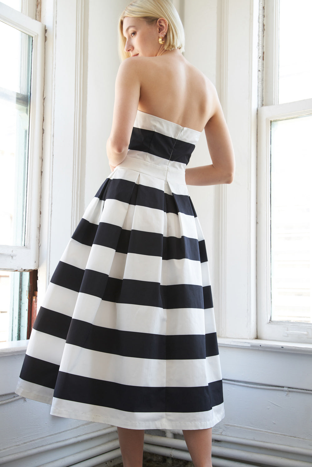 Ella – Robe Midi Tissée