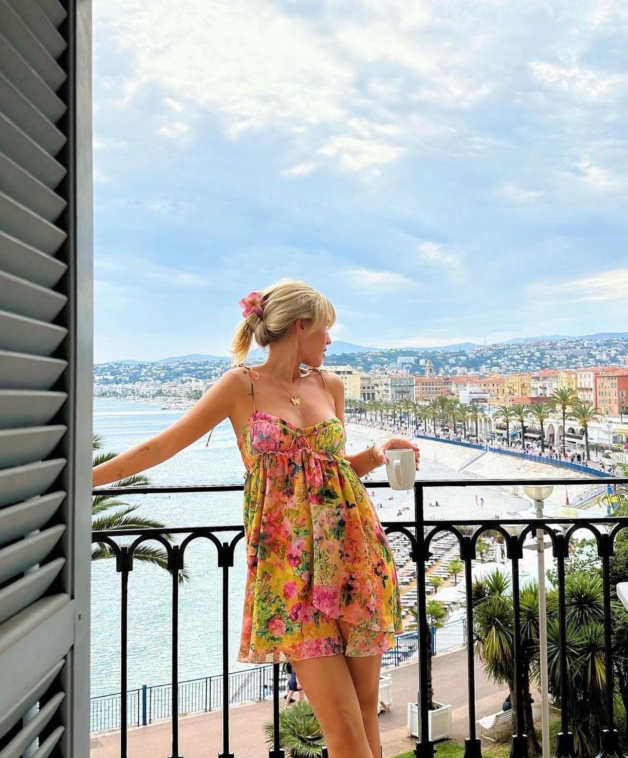 Mena - Robe mini à imprimé floral