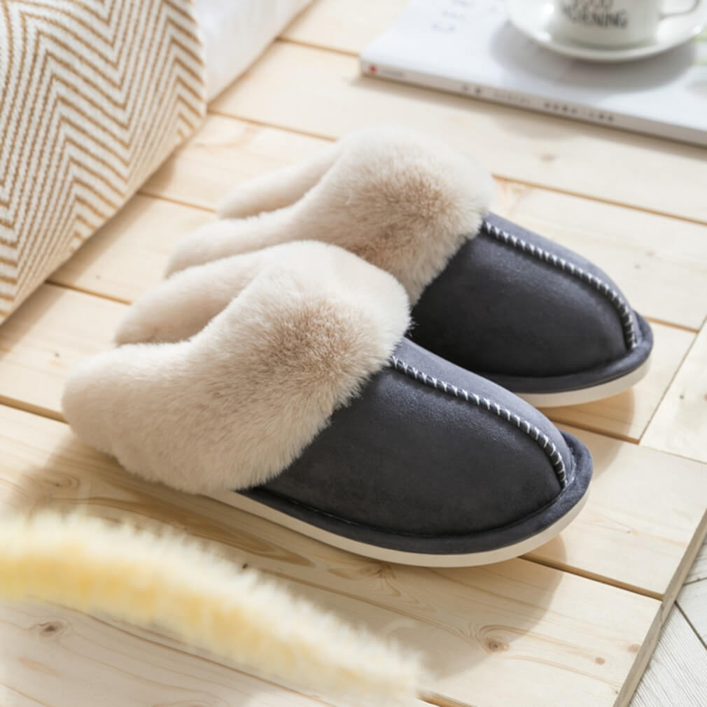 Léonore - Chaussons moelleux de luxe
