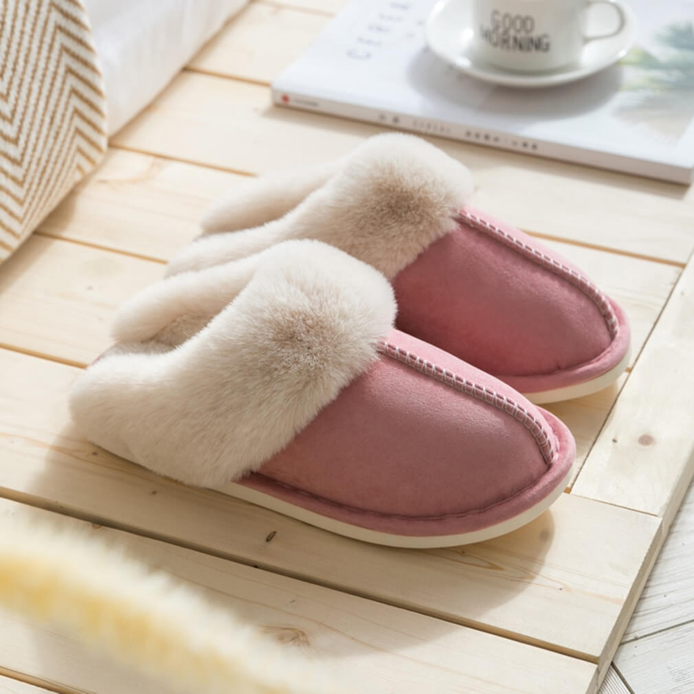 Léonore - Chaussons moelleux de luxe