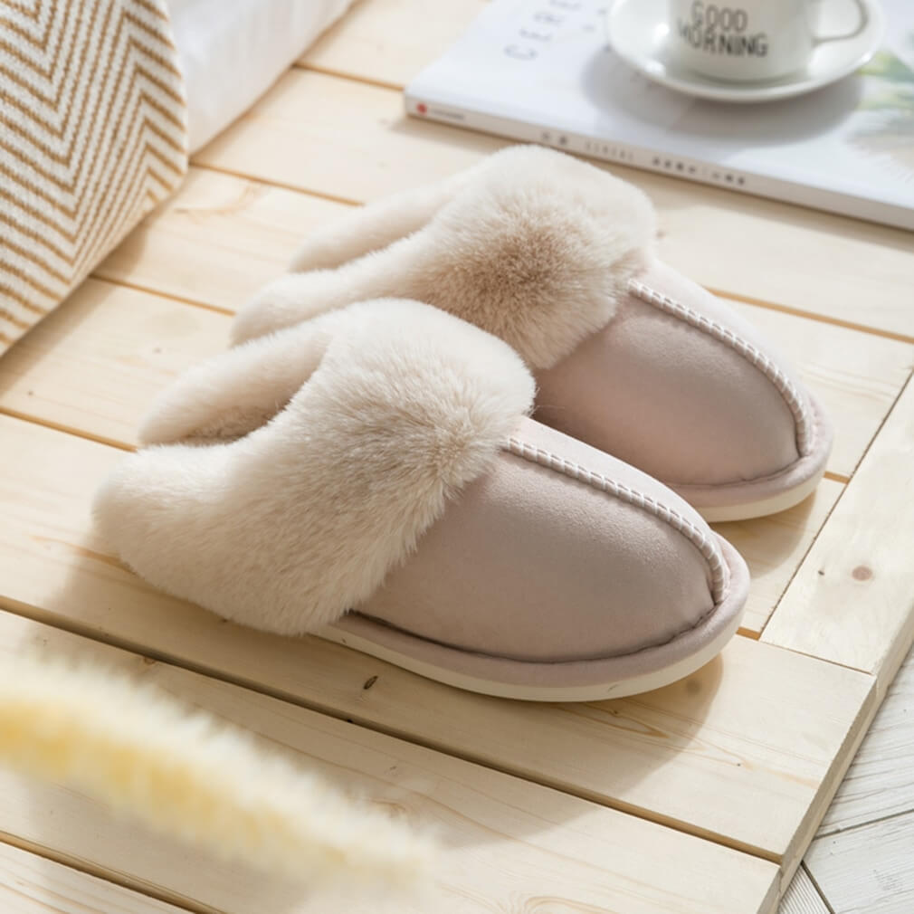 Léonore - Chaussons moelleux de luxe
