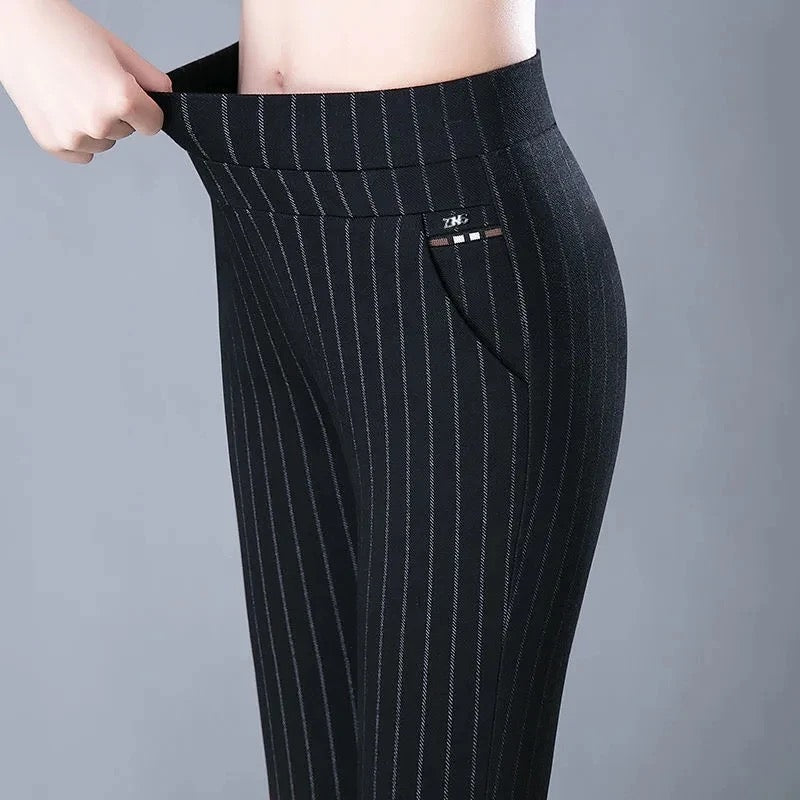 Ophelia - Pantalon femme noir extensible pour un confort ultime