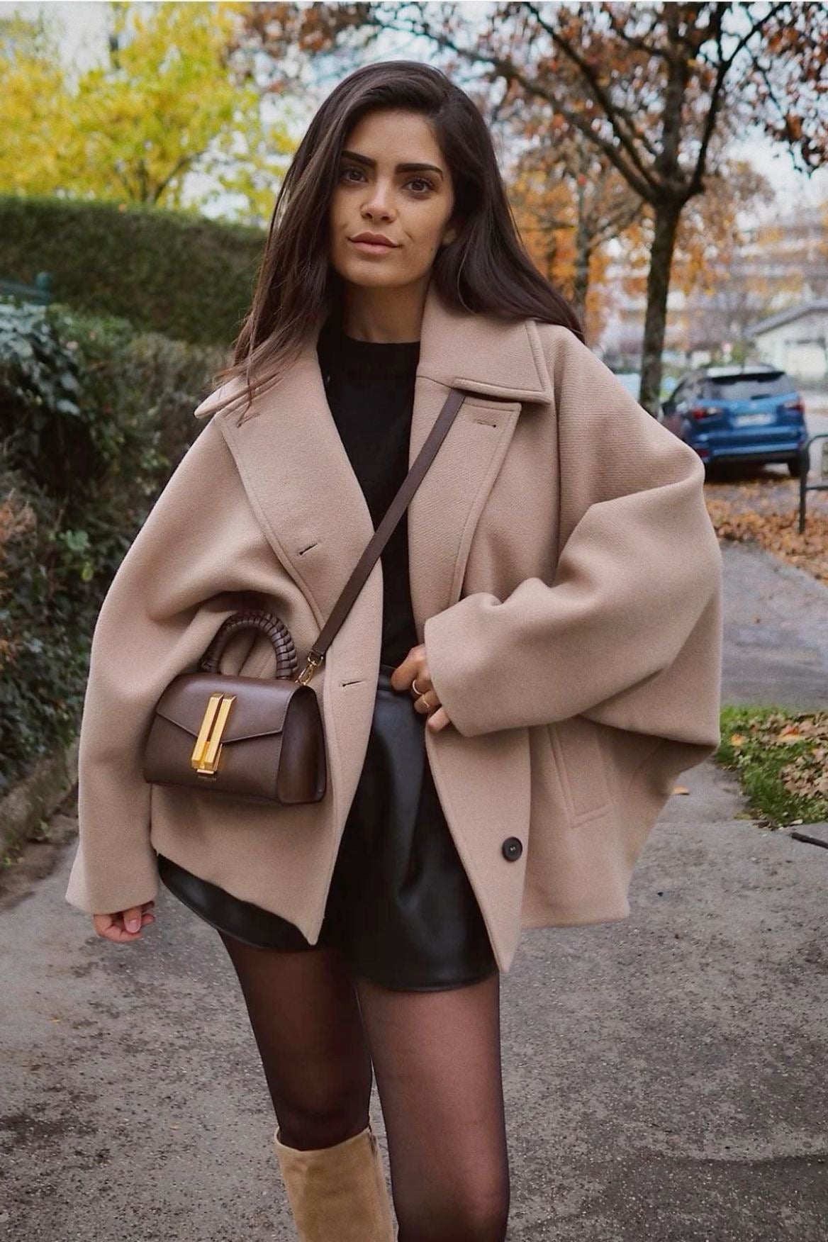 Maya - Manteau oversize en laine