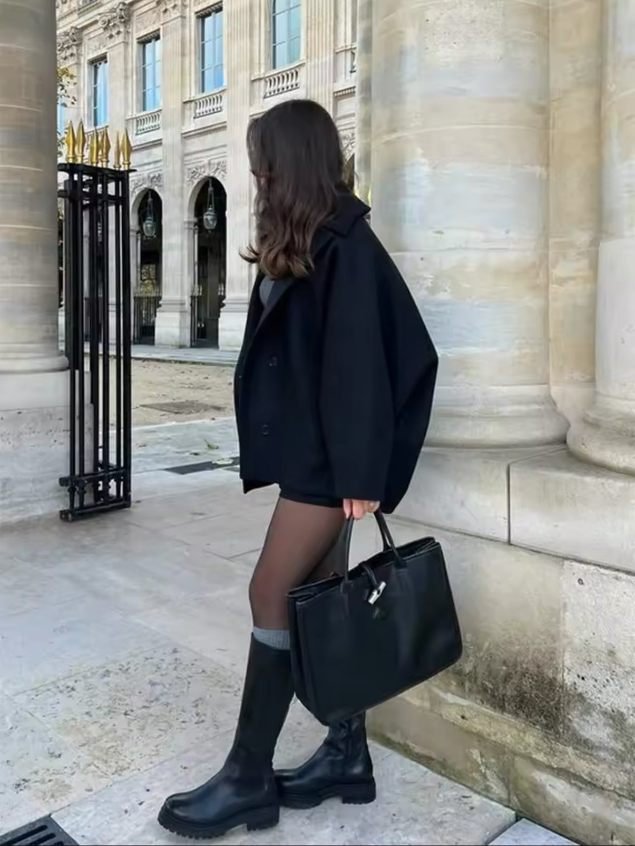 Maya - Manteau oversize en laine