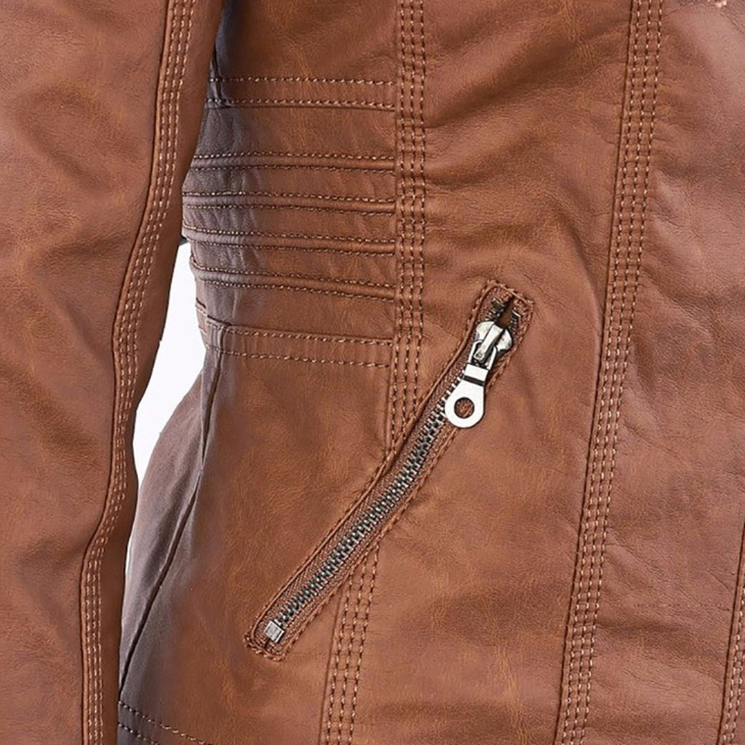 Jean - Veste en cuir d'été pour femme