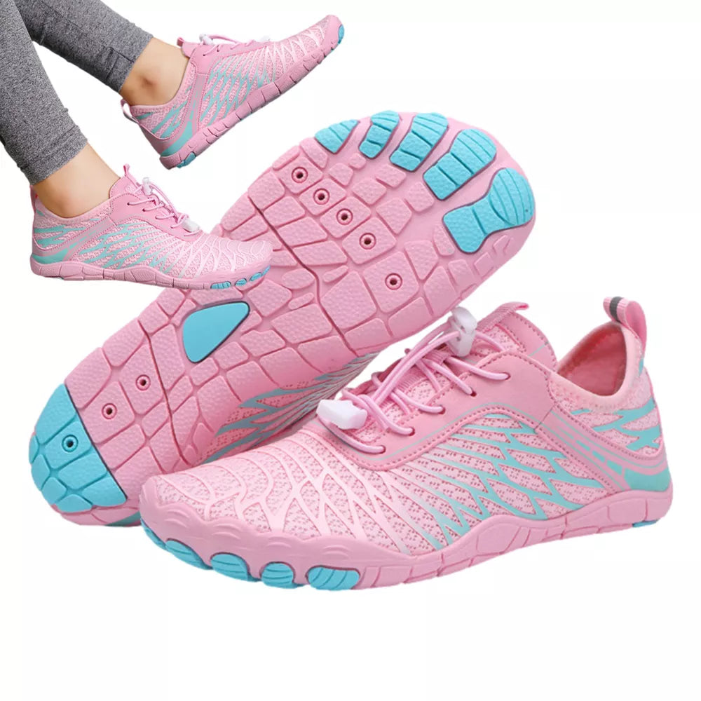 Zélie - Chaussures barefoot respirantes antidérapantes offrant un soutien supplémentaire ancrage et flexibilité