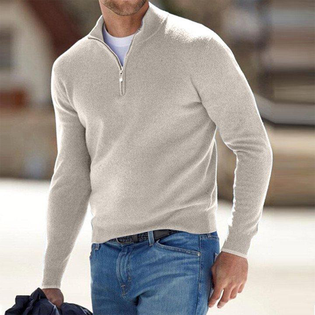 Sandran - Pull à Zip pour Homme