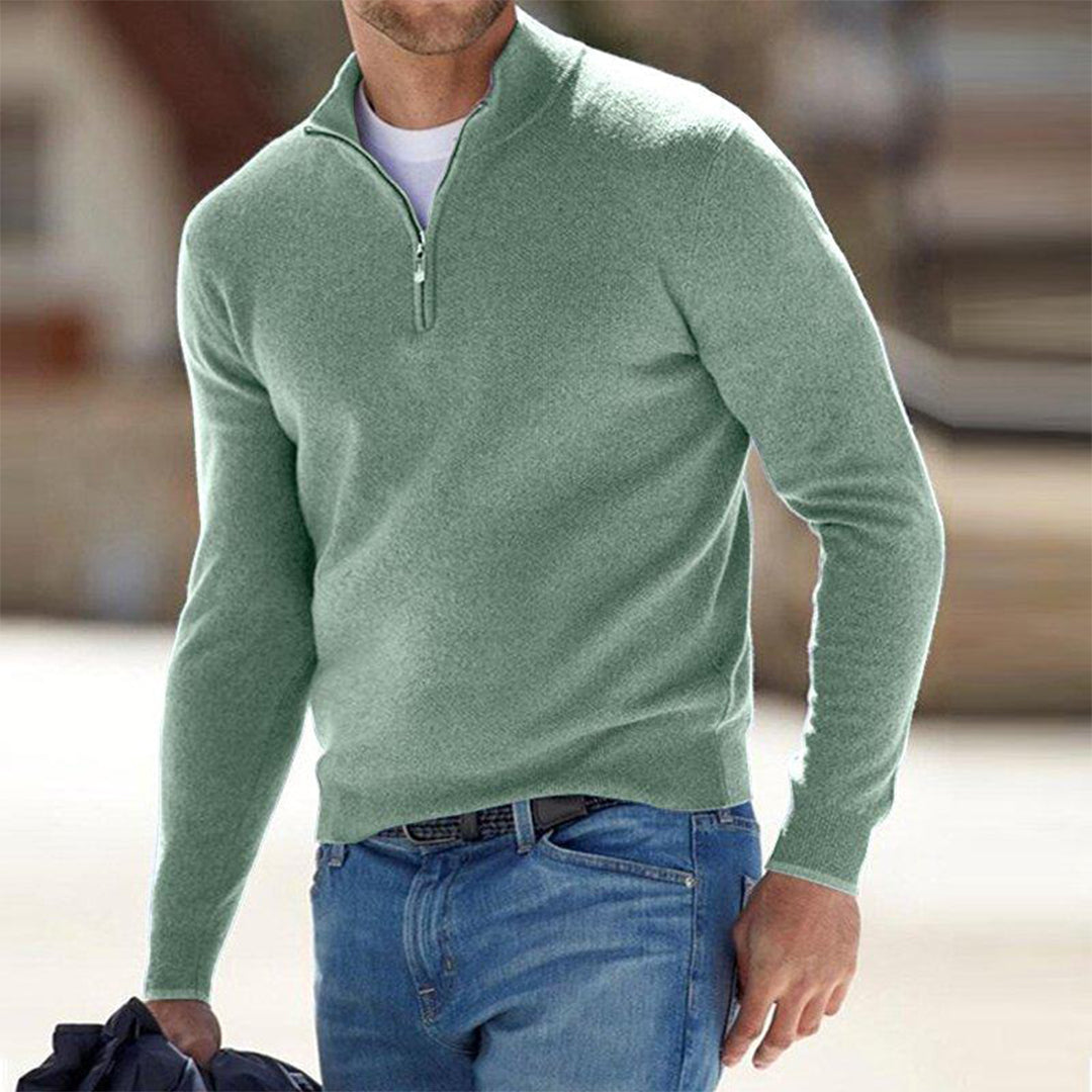 Sandran - Pull à Zip pour Homme