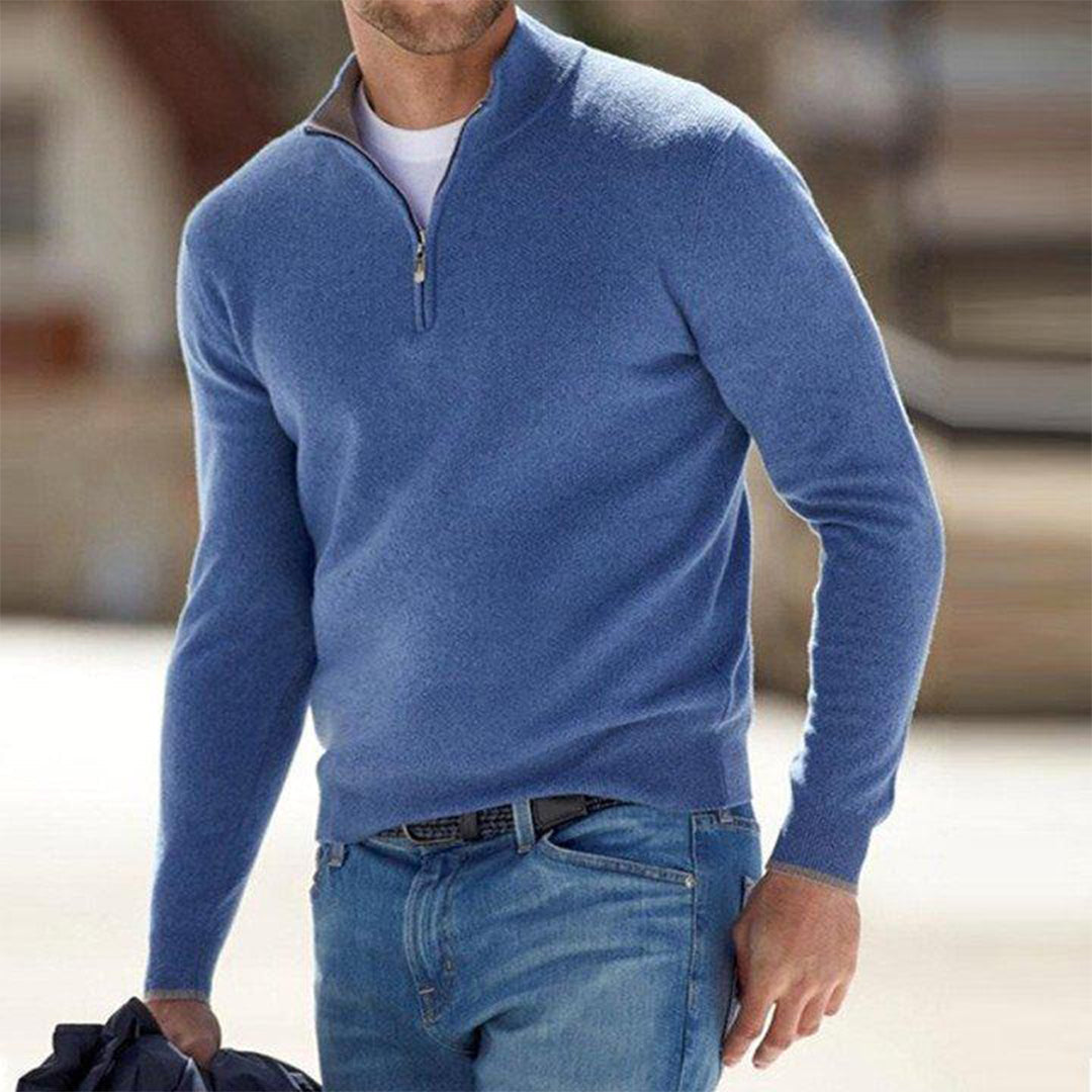 Sandran - Pull à Zip pour Homme