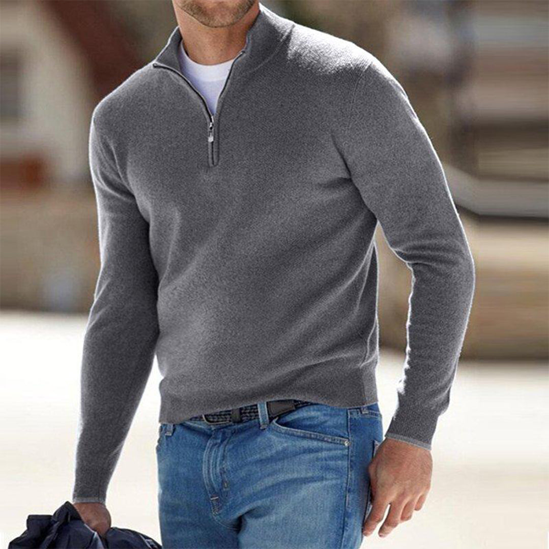 Sandran - Pull à Zip pour Homme
