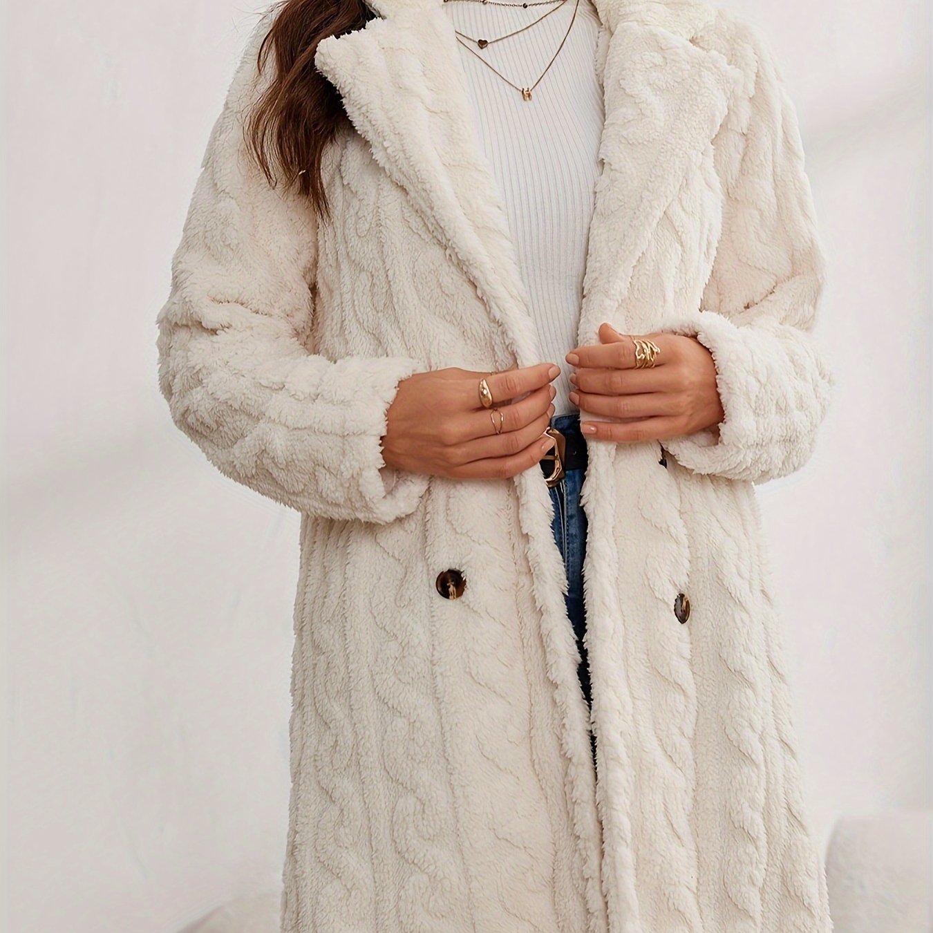 Irène - Manteau en Velours de Luxe pour Femmes