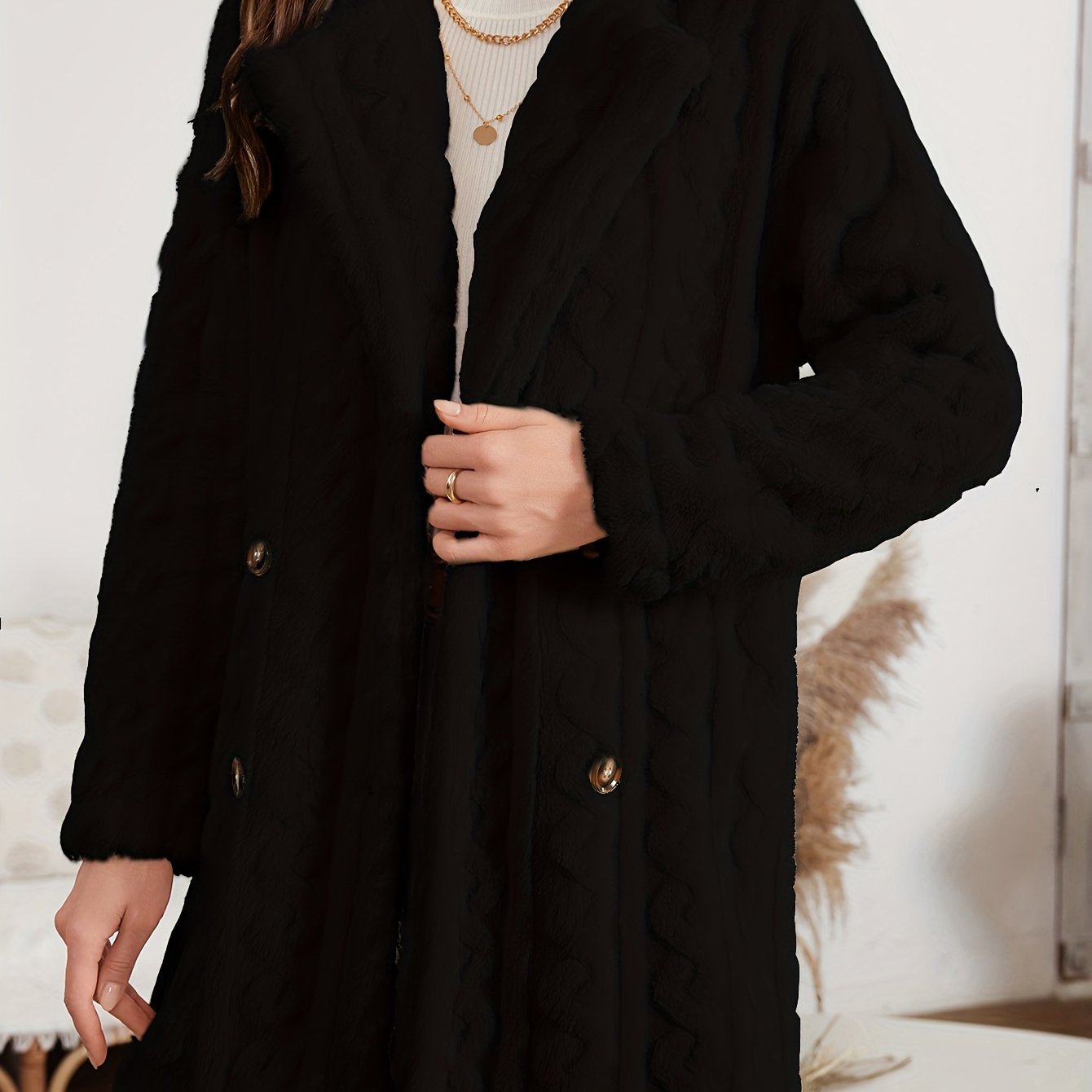 Irène - Manteau en Velours de Luxe pour Femmes