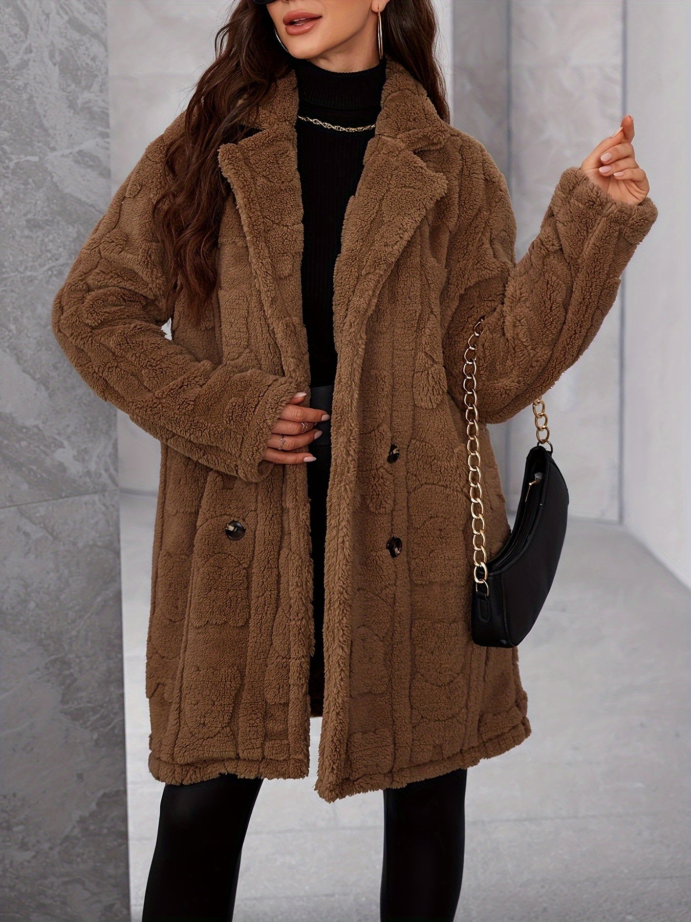 Irène - Manteau en Velours de Luxe pour Femmes