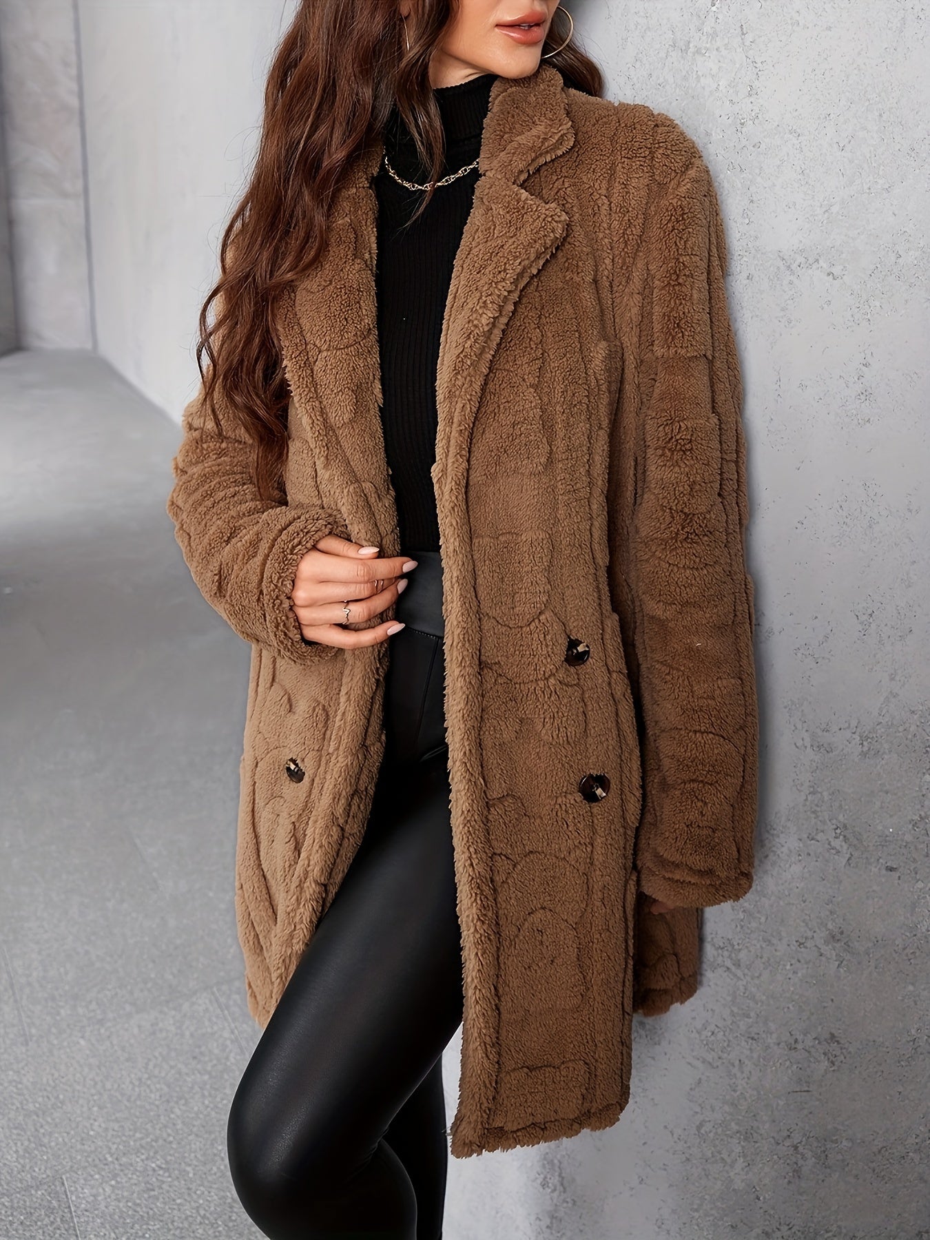 Irène - Manteau en Velours de Luxe pour Femmes