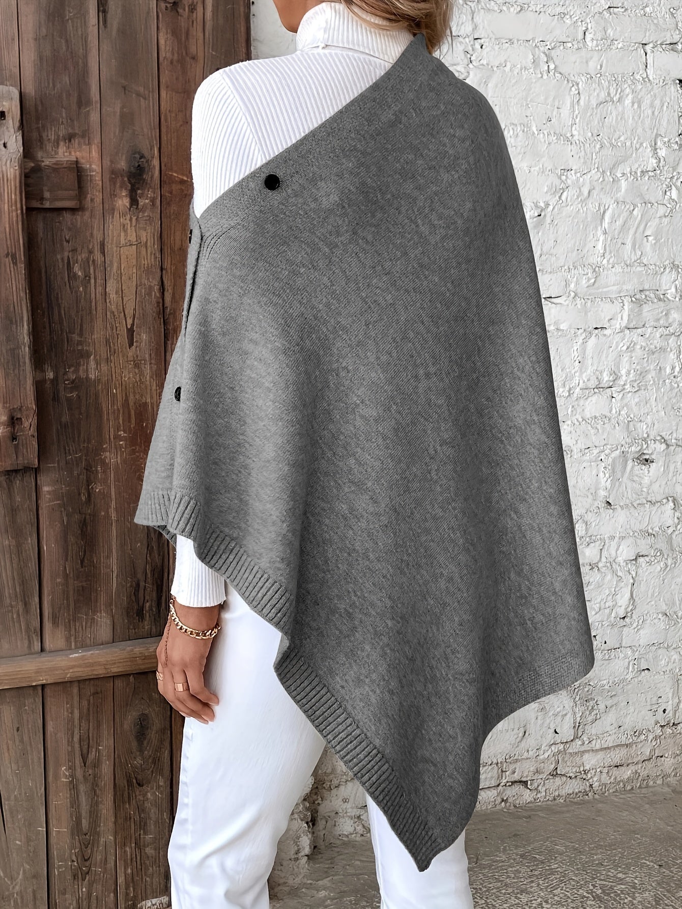 Marcelline - Poncho Écharpe de Luxe